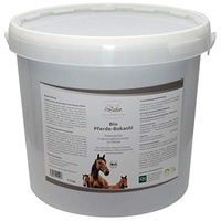 Bio Pferde-Bokashi 7,5 kg, Ergänzungsfuttermittel für Pferde mit wertvollen Allgäuer Kräutern, Original Effektiven Mikroorganismen und Weizenkleie