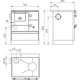 Wamsler K 176 A elfenbein links