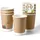 BIOZOYG Kaffeebecher 0,3 l Braun 50 St.