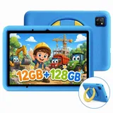 Blackview TabA6Kids 10“ Kinder Tablet, 1280*800, 12+128GB(1TB TF), WiFi 6, Octa Core Tablet für Kinder, Widevine L1, 5100mAh, BT 5.2, Elternkont... - Blau