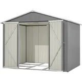 Laiham Geräteschuppen 2,40 x 1,92 m  Grau