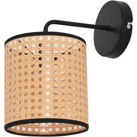 [lux.pro] Wandleuchte Southend 2er Set Rattan-Optik