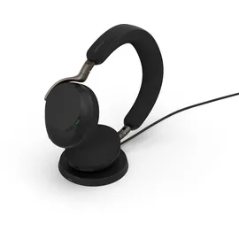 JABRA Evolve3 75 MS Schwarz USB A und Ladepad