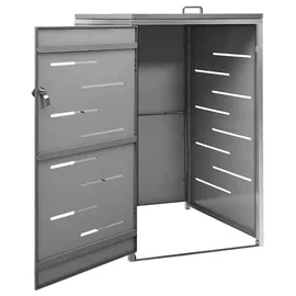 vidaXL Mülltonnenbox für 1 Tonne 69 x 77,5 x 115 cm anthrazit