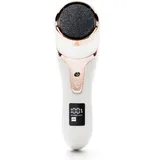 Rio Go Smooth Elektrische Fußfeile Hornhautentferner mit Vakuumwirkung, Professioneller Spa Pedi Hornhautentferner für abgestorbene Haut oder trockene Haut, USB wiederaufladbar mit 3 groben Körnungen