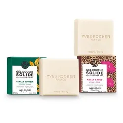 Yves Rocher Wellness-Sets - Duo feste Duschgele Argan & Vanille