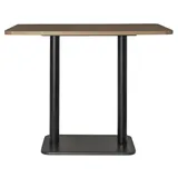 coco maison Bartisch rund 120 x 75 cm Schwarz