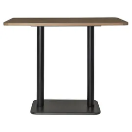 coco maison Bartisch rund 120 x 75 cm Schwarz