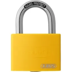 AV-Vorhangschloss T65AL/40, Aluminium leicht massiv gelb