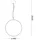 Ideal Lux Circus 1-flg. 44 cm rund schwarz