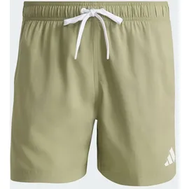 adidas 3-Streifen Badeshorts Tent Green/White XL