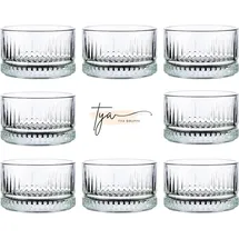 tya gruppe TYA I Premium Kristall Glas Dessertschalen 8er Set 235ml BLEI FREI Dessertbecher, Puddingschalen, Dessert Schalen Glas, Obst Servierschalen, Soßenschalen, Dessert Bowls, Schalen