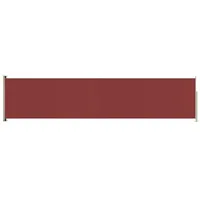 vidaXL Seitenmarkise Ausziehbar 140x600 cm Rot