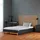 Homestyle4u Polsterbett 90 x 200 cm Grau