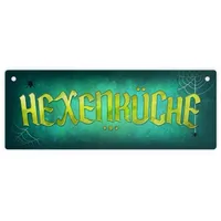 Trendaffe Hexenküche Metallschild XL mit Spinne Motiv