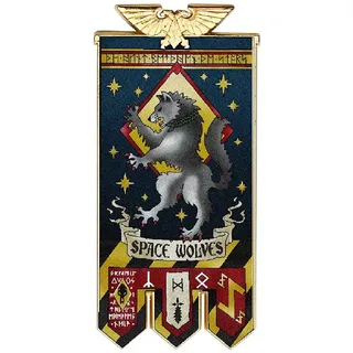 Starforged Space Marines Chapter Banner Collection Kühlschrankmagnet Warhammer 40K Space Wölfe