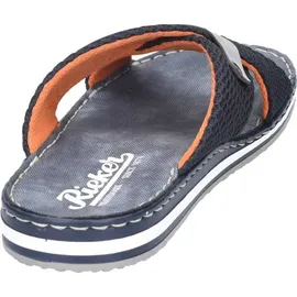 Rieker Slides Navy/Grigio 14 44