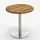 Niehoff Bistro Klapptisch Ø 125 x 76 cm Teak geölt/weiß