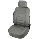 Walser Autositzbezug Billy aus echtem Leder grau ZIPP-IT 2 teilig