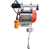 CROSSFER Elektrische Seilwinde Seilhebezug HXS-800YT / 800 Kg Tragkraft / 32 Meter extra langes Stahlseil/Fernbedienung mit 5 Meter Bedienkabel/Automatische Bremse und Endabschaltung