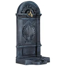 Relaxdays Standbrunnen Antik Gold/Grau