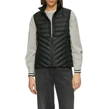 s.Oliver Steppweste mit Stehkragen schwarz