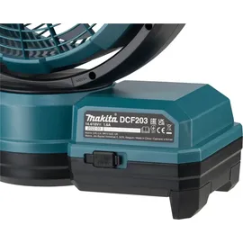 Makita DCF203Z Tischventilator