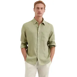 Leinenhemd, im klassisch cleanen Look, Gr. S - N-Gr, summer sage, , 34863257-S N-Gr