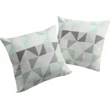 Wirth Kissenbezug Berlare 50 x 50 cm Blau