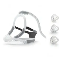 Philips DreamWisp Fitpack Nasal Maskenkissen Inkl. S, M, und L, mit Ausatemventil Kopfband 1 St