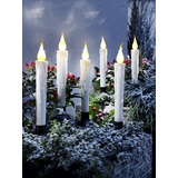 Weltbild LED-Gartenstecker "Candlelight" 6er-Set