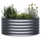 Blumfeldt High Grow Half Circle 105 x 43 x 60 cm Silber
