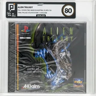 Alien Trilogy Pixel 80 **PS1 Fullcover PlayStation 1 NEU SEALED (No VGA WATA)