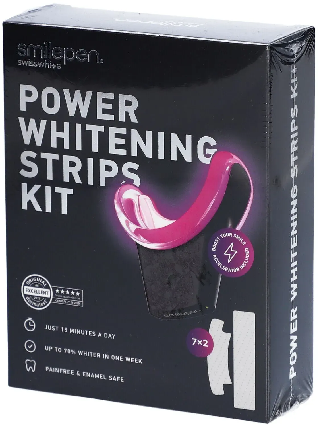 Smilepen Pow Whiten Strips Kit Strips&Accelerator