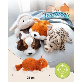 NICI Twistimals Hase & Fuchs 25 cm Orange