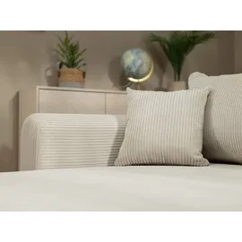 Mirjan24 Ecksofa Merkos Cord, mit Schlaffunktion und Bettkasten, Wohnlandschaft, Bettfunktion L-Form Sofa, Ottomane universell Poso 06)