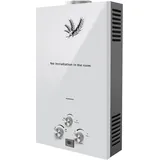 10L 20KW Gas Durchlauferhitzer LPG Warmwasserbereiter Durchlauferhitzer Warmwasserspeicher Heißwasserbereiter Boiler Tankless Instant Boiler für Zuhause, Wohnmobile, Kabinen, Scheunen (10L 20KW)