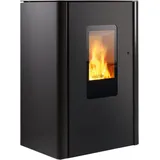 Viessmann Wodtke Pelletofen Jack water+ 8 kW, Glas-Dekor black