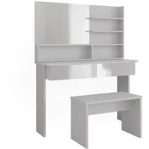 Vicco Schminktisch, Azur mit Bank (120 x 40 x 83.50 cm,