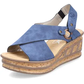 Rieker Damen Sandalen 68184 ocean