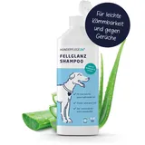 HUNDEPFLEGE24 Fellglanz Hunde Shampoo - Hundeshampoo mit Conditioner - 500ml