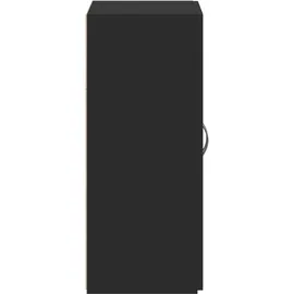 vidaXL Aktenschrank 60x32x77,5 cm Schwarz