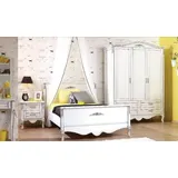 JV Möbel Kinderzimmer-Set in weiß aus Holz mit modernem Design