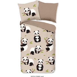 Good Morning »Panda«, (2 tlg.), 100% Baumwolle,