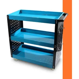 BITUXX Werkstattwagen mit Lochwand mit 12 Haken