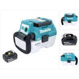 Makita DVC 750 LG1 Akku Staubsauger LXT 18 V 67 mbar 7,5 l Brushless + 1x Akku 6,0 Ah - ohne Ladegerät