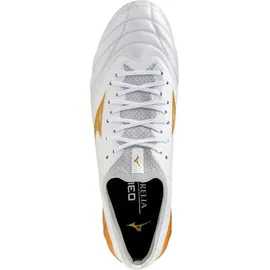 Mizuno Morelia Neo IV Herren White/MP Gold/Cool Gray 44