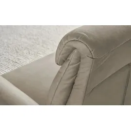 Wohnwert Trapezsofa Mikrofaser 3-Sitzer Grau