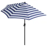 Sekey Sonnenschirm Balkonschirm 270 cm Halbrund mit Kurbel UV Schutz 50