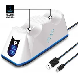 STEALTH Twin Charging Dock Halterung Weiß PS5